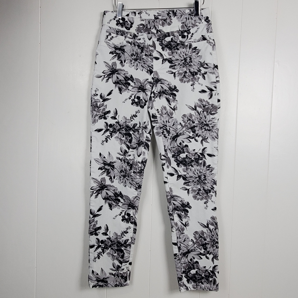Haggar floral ankle length jegging size 4